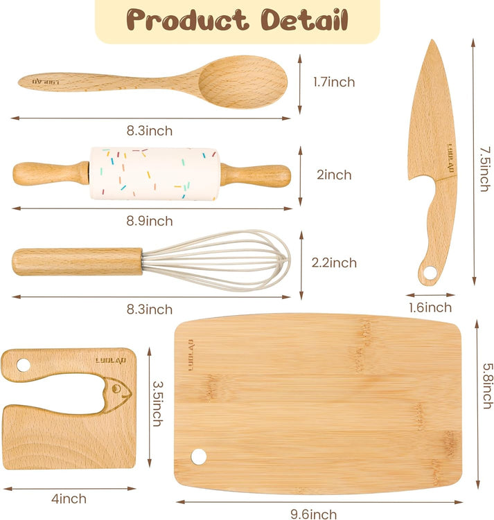 Set de pâtisserie en bois pour enfants