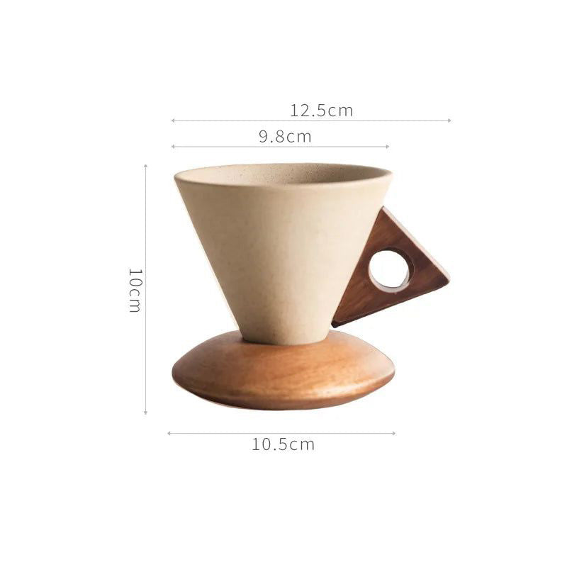 Ensemble de mugs coniques