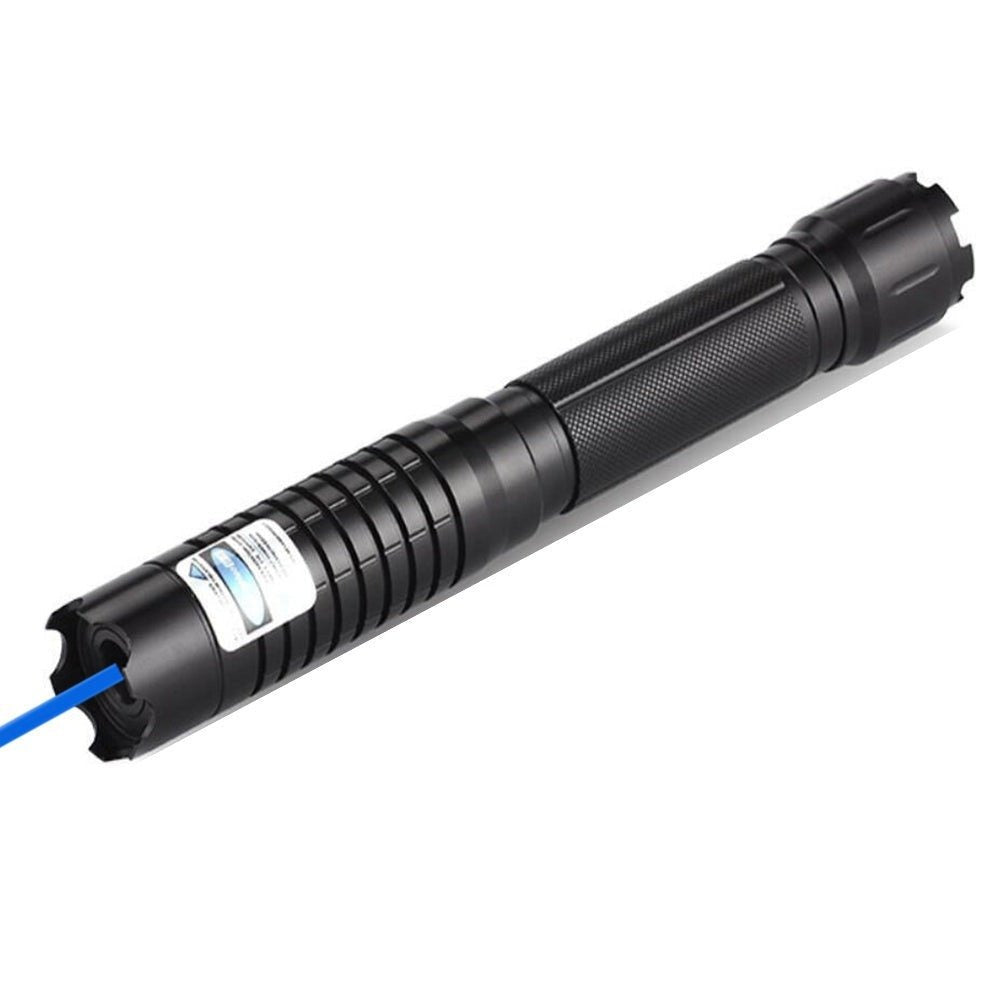 Davy | Blue Beam Laser Torch | 450nm High-Intensity Optical Output | Tactical 5000m+ Range | Adjustable Focus Aluminum Chassis | Thermal Ignition Capable Flashlight