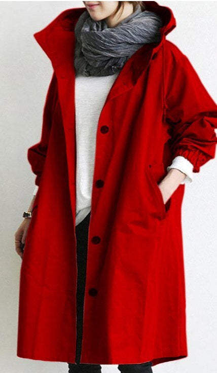 Davy | Fashionable Long Trench Coat Women Change Season 2023