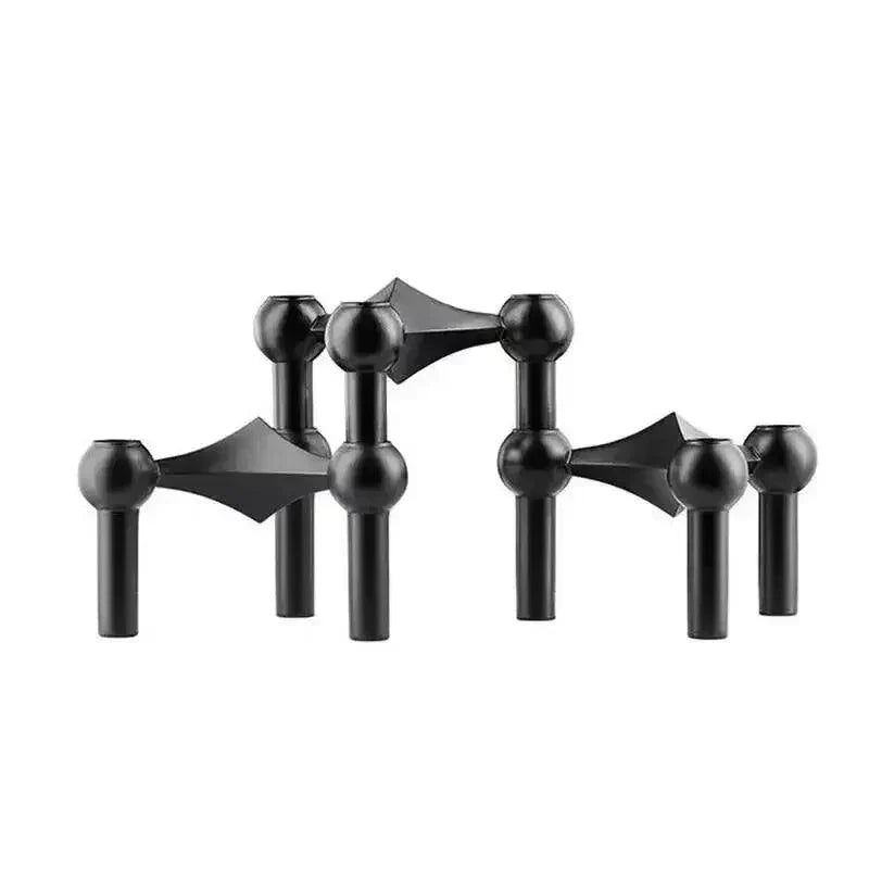 Davy | Metal Candle Holder – Modular Molecular Design, Table & Decor