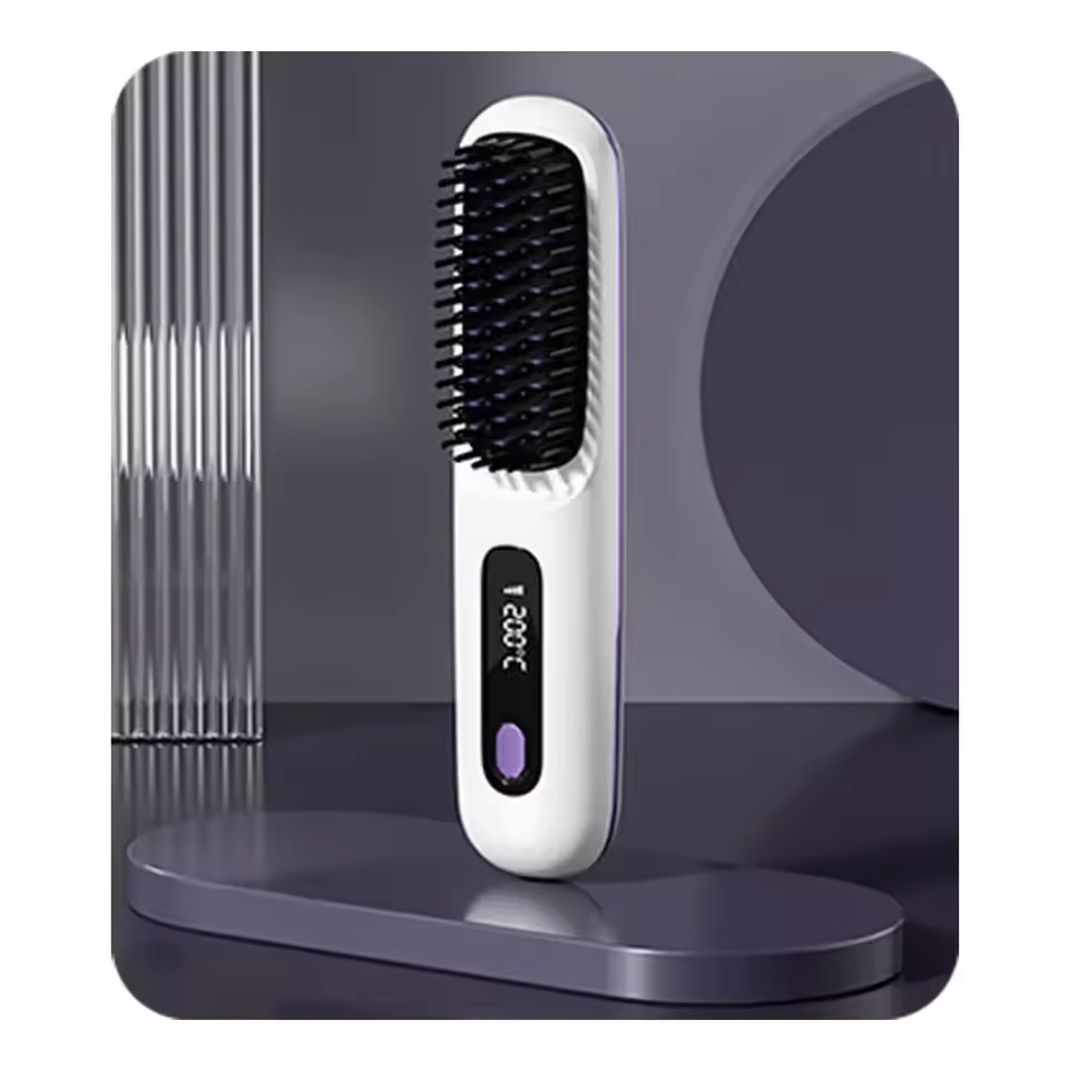 Davy | Portable Hair Styling Brush | Smooth and Healthy Hair Anytime, Anywhere