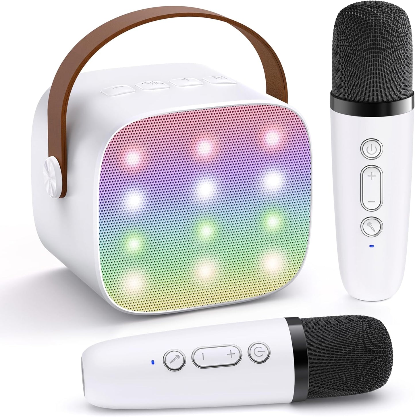 Davy | Portable Mini Karaoke Machine with Bluetooth Speaker and 2 Wireless Microphones – Veylo