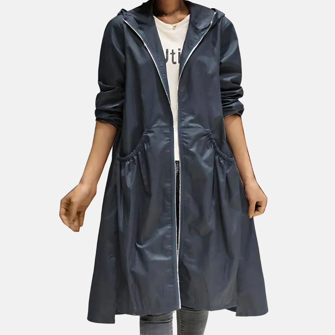 Davy | Women's Hooded Knee Length Jacket