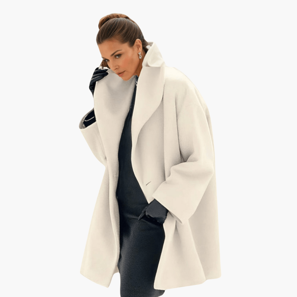 Davy | Women's Shawl Collar Coat with Long Sleeves