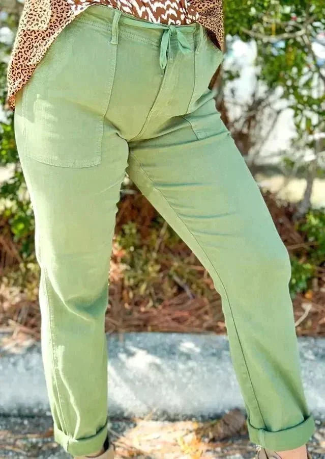 Jean jogger à taille élastique