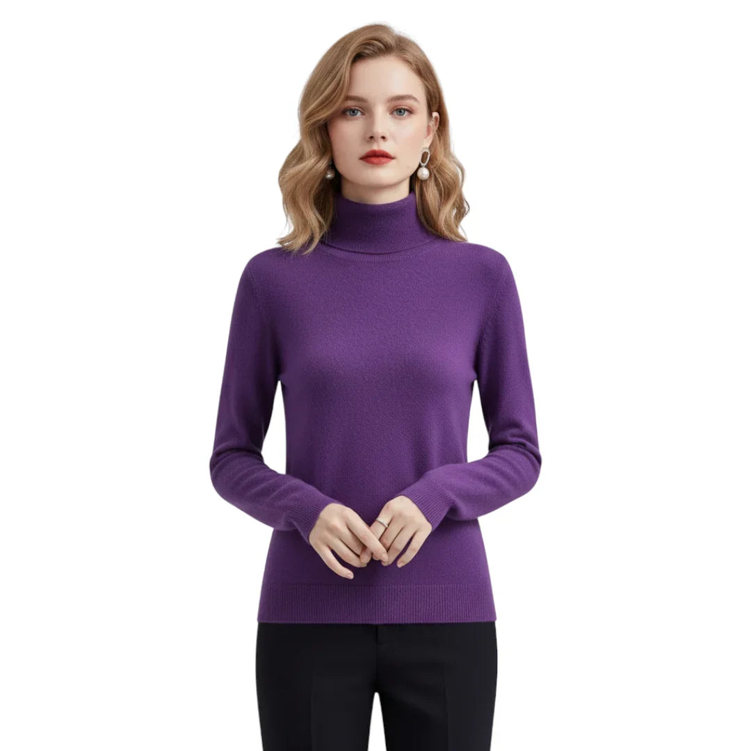 Elegant Women's Knitted Sweater – Warm and Comfortable