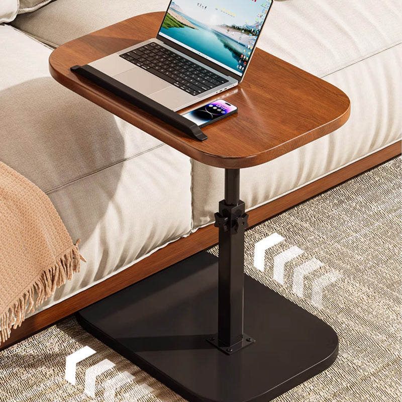 Height-Adjustable Rolling Laptop Desk with 360° Swivel Tabletop, 45–80 cm, 30 kg Capacity