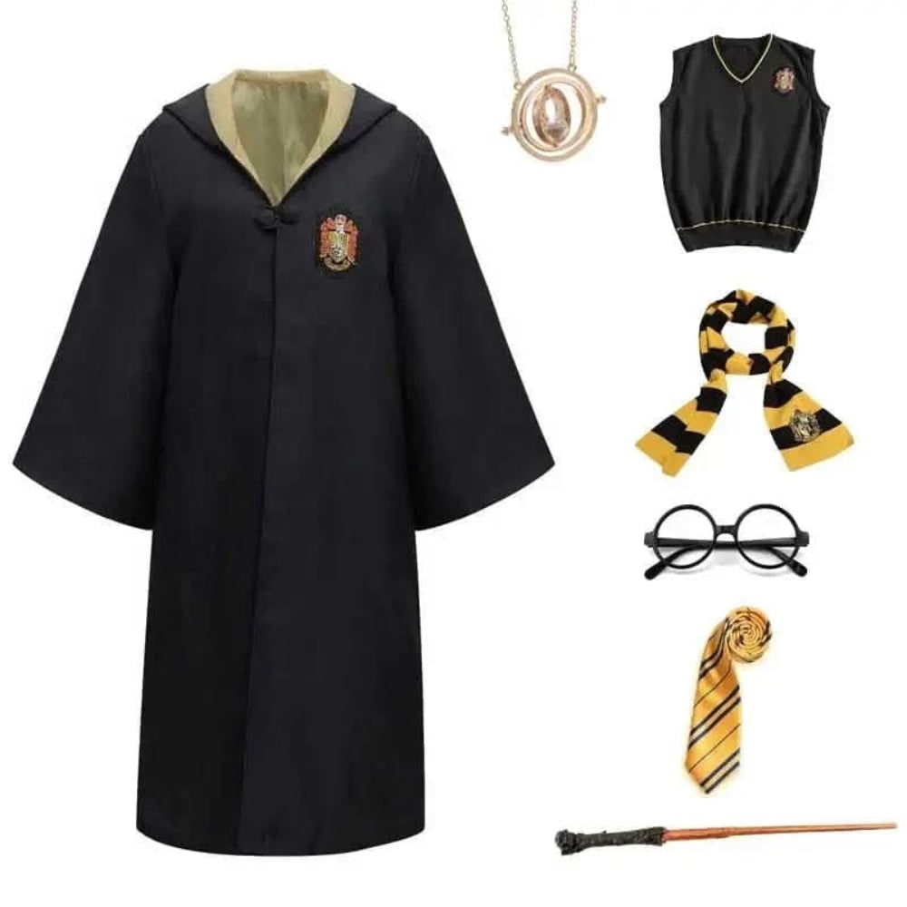 Hooded Wizard Coat Halloween Costume