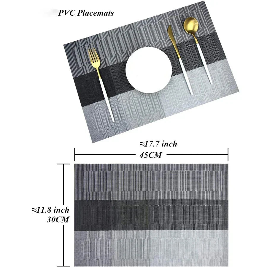 Luxury Washable Placemats with Heat-Resistant Design for Stylish Dining