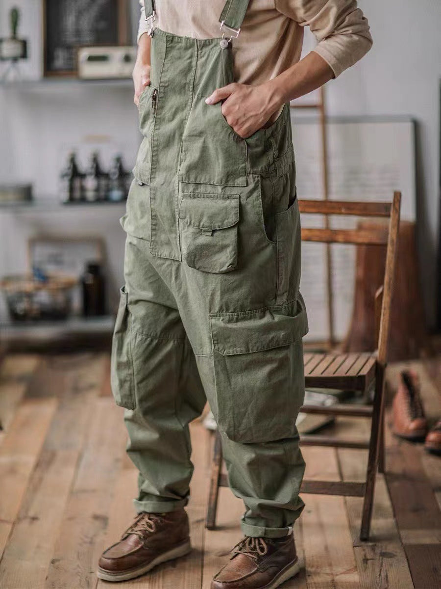 Salopette cargo utilitaire pour homme à coupe décontractée