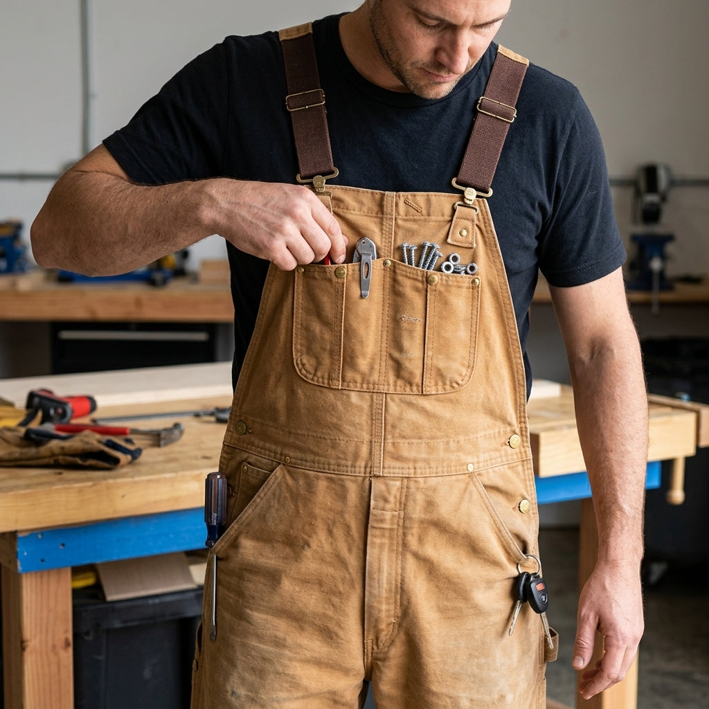 Men's Vintage Canvas Overalls – Durable, Comfortable and Versatile