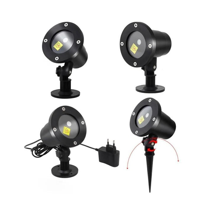 Outdoor Christmas Light Projector with Moving Patterns, Weather Resistant, Coverage up to 280 m²