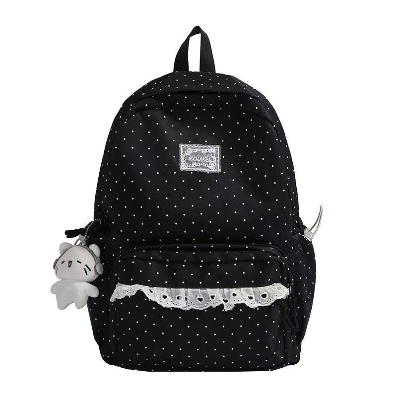 Sac à dos à pois avec volants