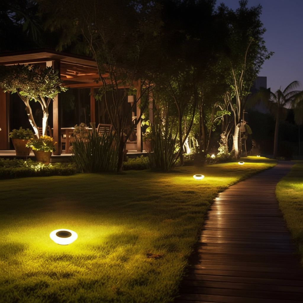 Solar LED Pathway Lights — Waterproof All-Weather Design
