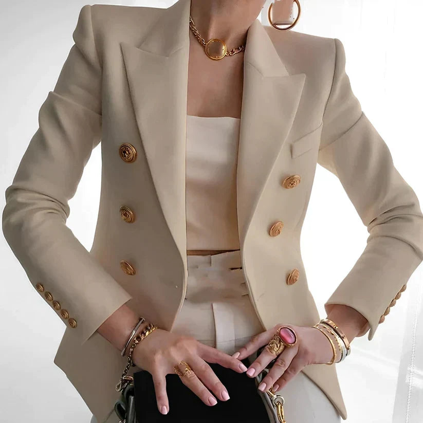Blazer pour femme d’inspiration vintage – Coupe classique avec une touche moderne