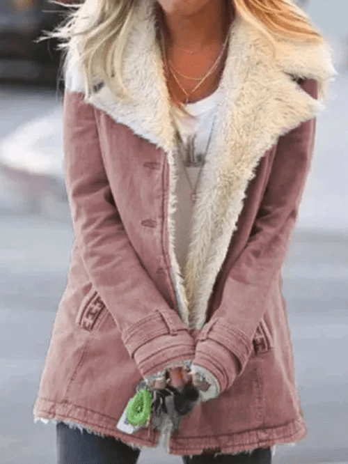 Veste d'hiver pour femme doublée et chaude - pour un confort douillet et un style élégant