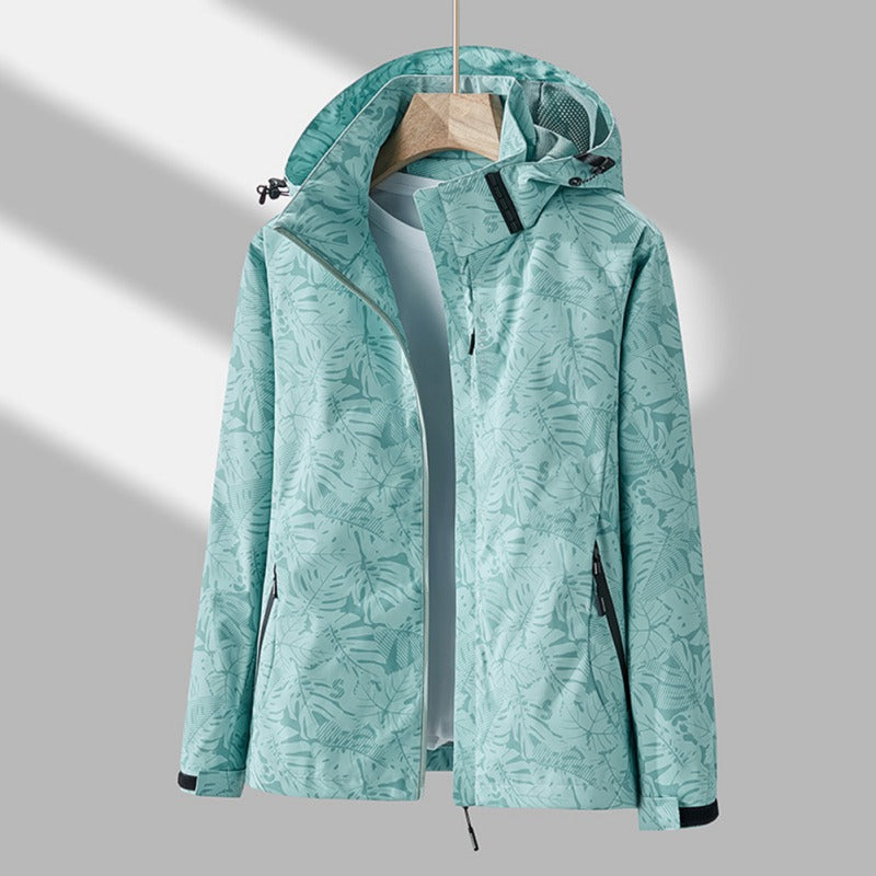 Women's Waterproof and Windproof Hooded Jacket