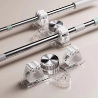 (1+1 Free) Broom Holder with Suction Cups – Space-Saving Wall Mount with Adjustable Hooks