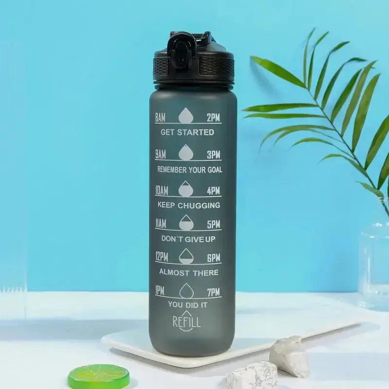 1000ML Motivation Water Bottle