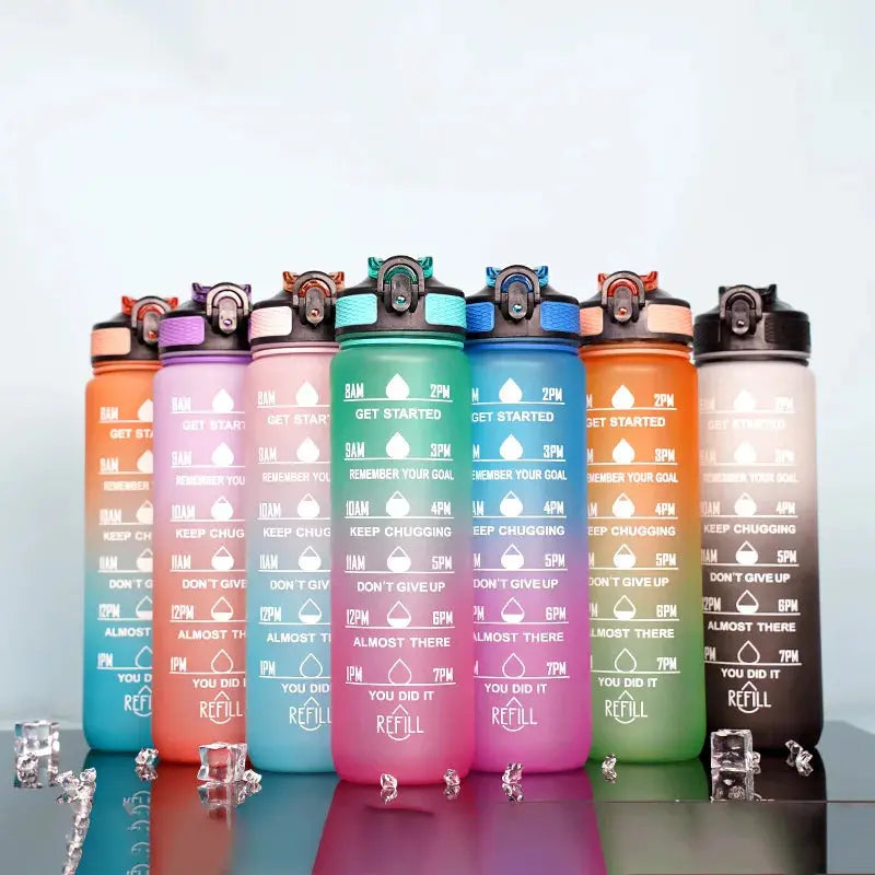 1000ML Motivation Water Bottle
