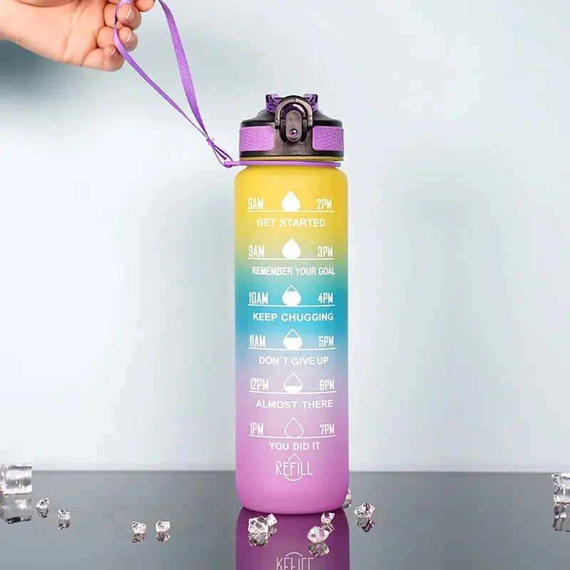 1000ML Motivation Water Bottle