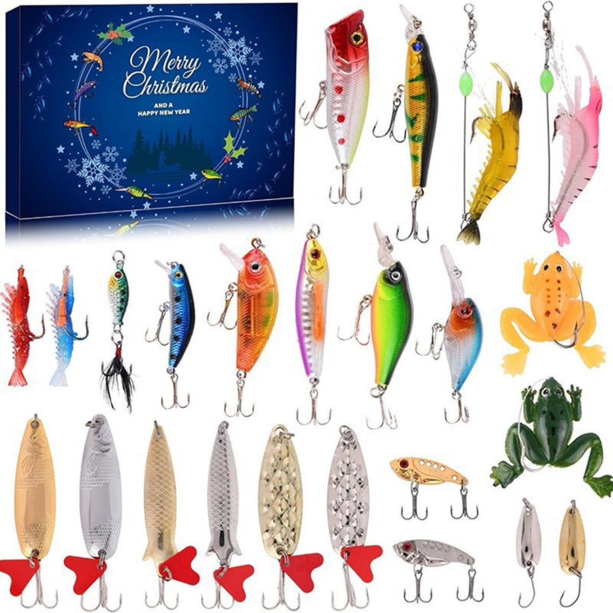 Calendrier de l’Avent de pêche de 24 jours