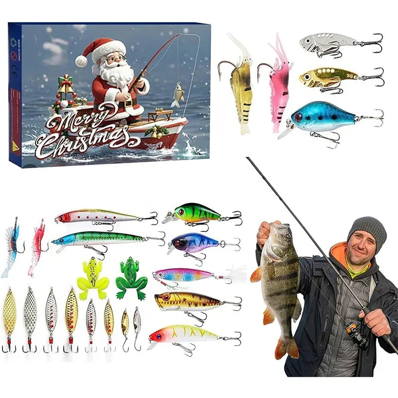 Calendrier de l’Avent de pêche de 24 jours