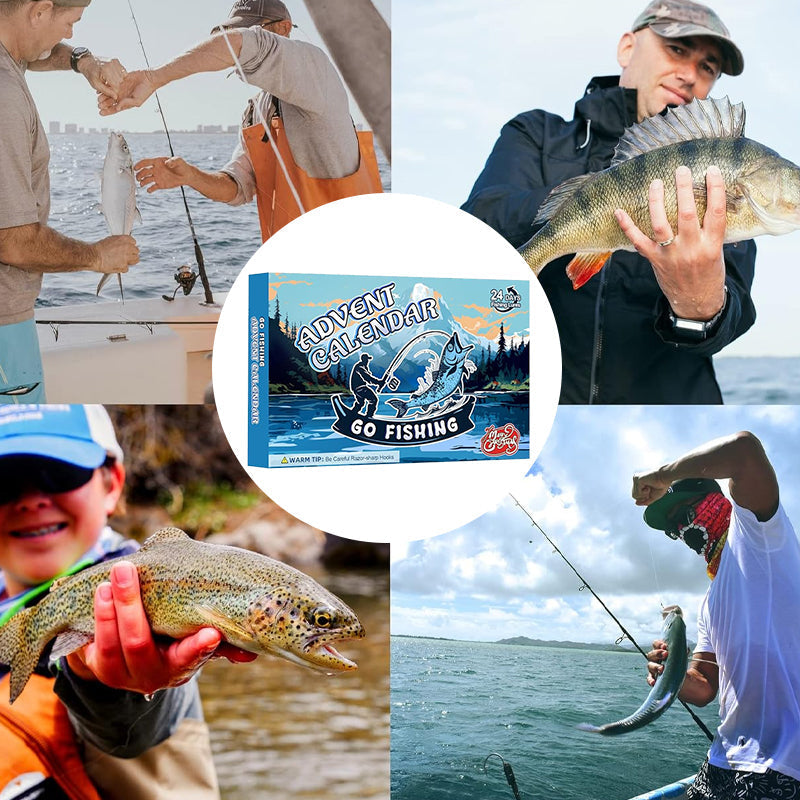 Calendrier de l’Avent de pêche de 24 jours