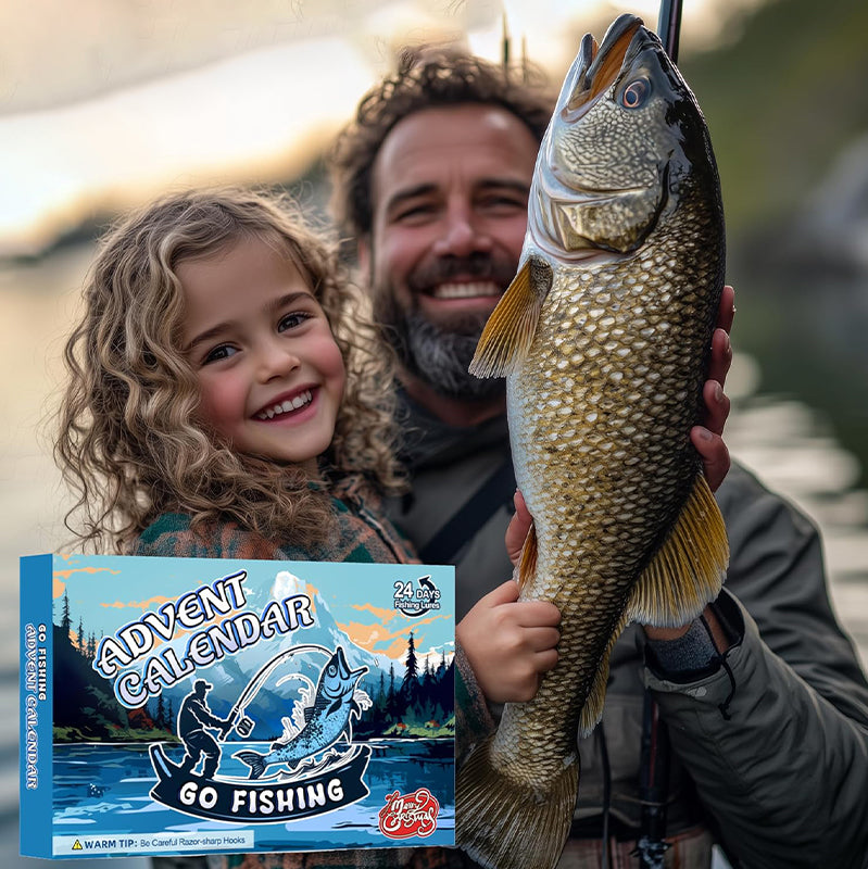 Calendrier de l’Avent de pêche de 24 jours