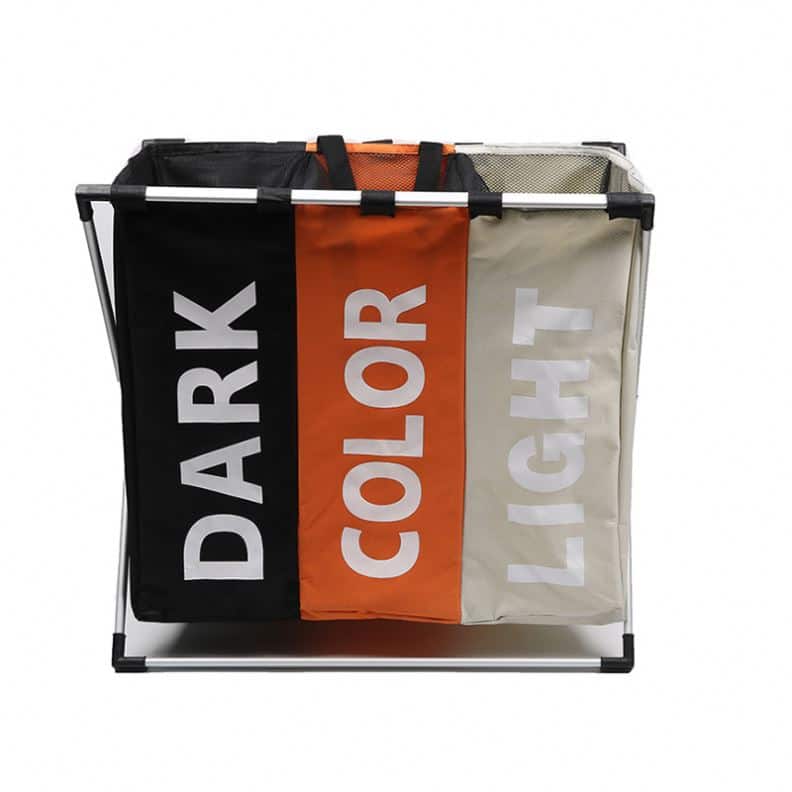 3-Compartment Laundry Hamper
