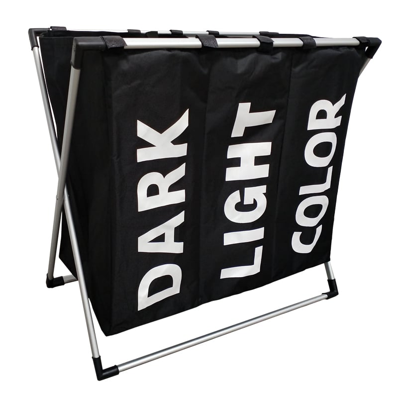 3-Compartment Laundry Hamper
