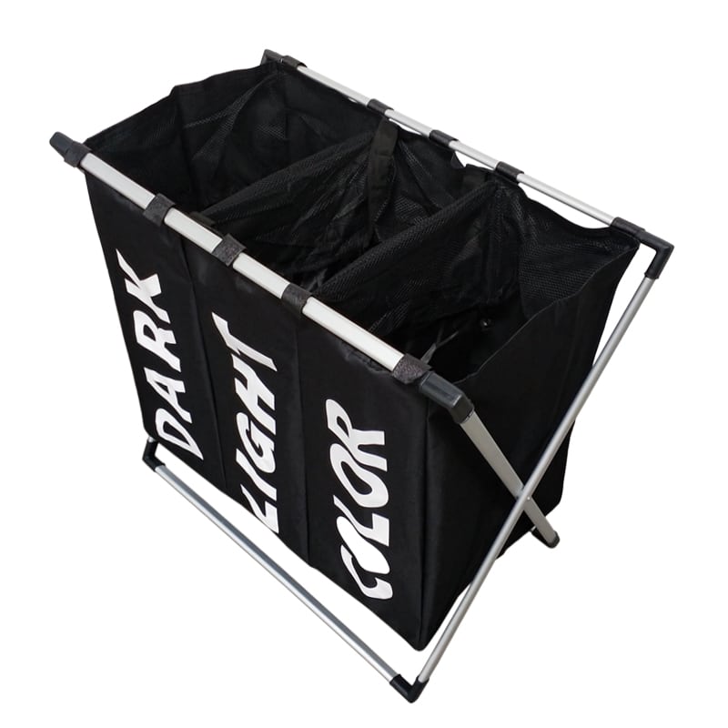 3-Compartment Laundry Hamper