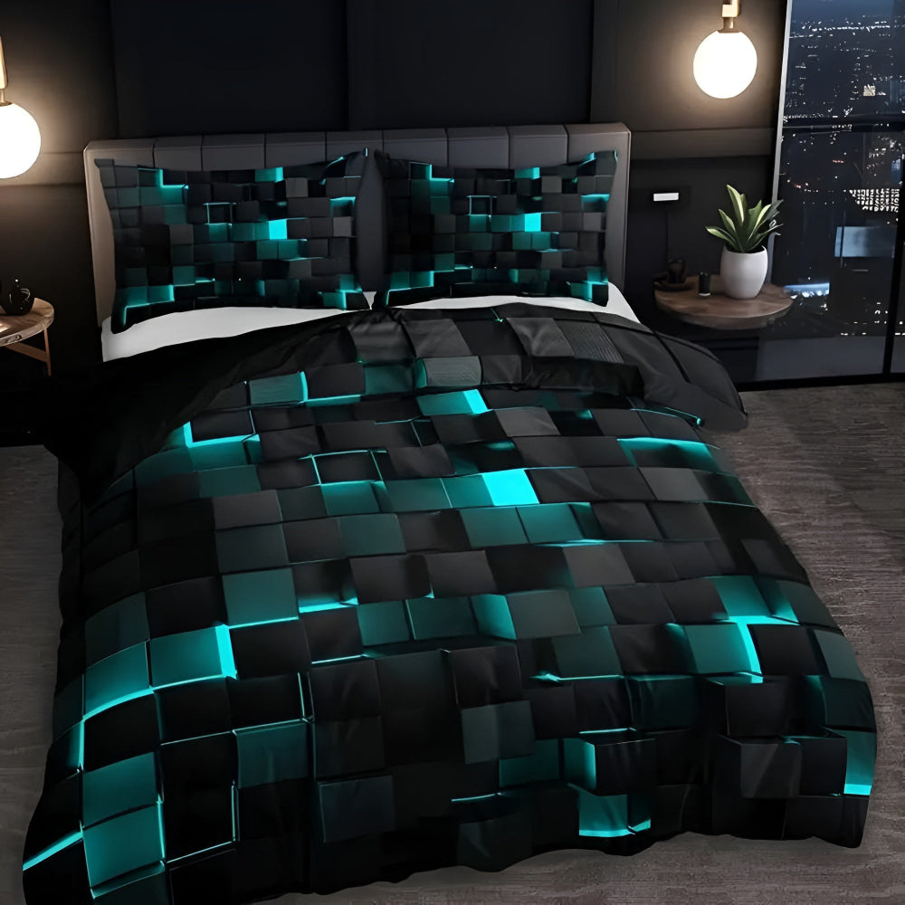 3D Geometric Pattern Bedding Set