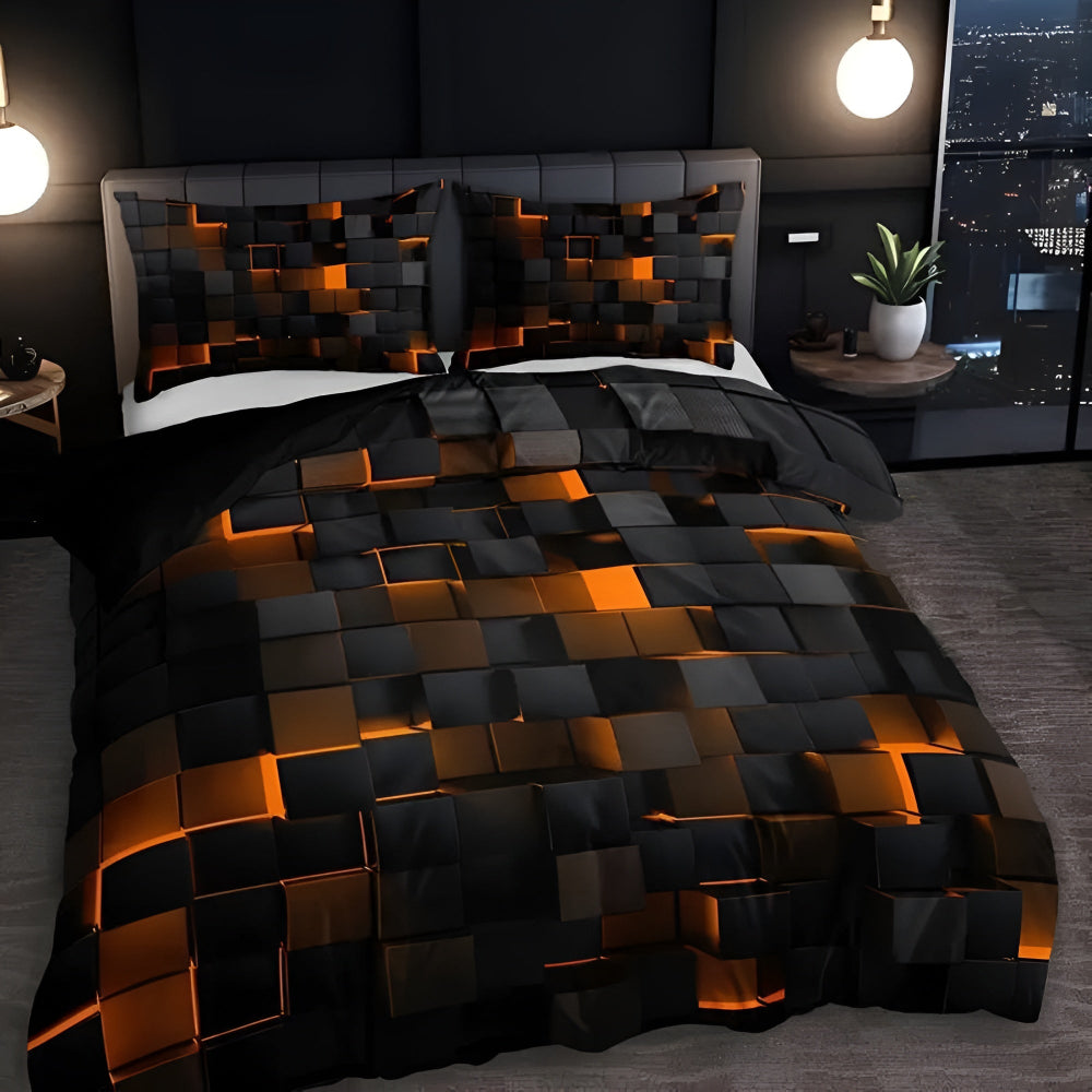 3D Geometric Pattern Bedding Set