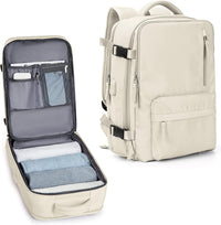 Mochila de viaje impermeable de 40L con compartimento para zapatos y puerto USB – compatible con portátil de 14” (35.56 cm)