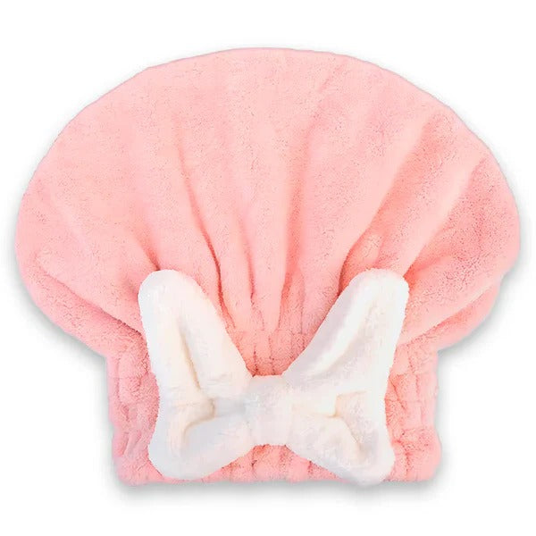 Serviette turban absorbante pour sécher les cheveux à la maison