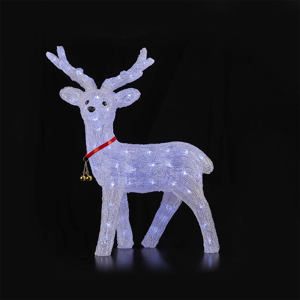Renne en acrylique avec lumières à LED
