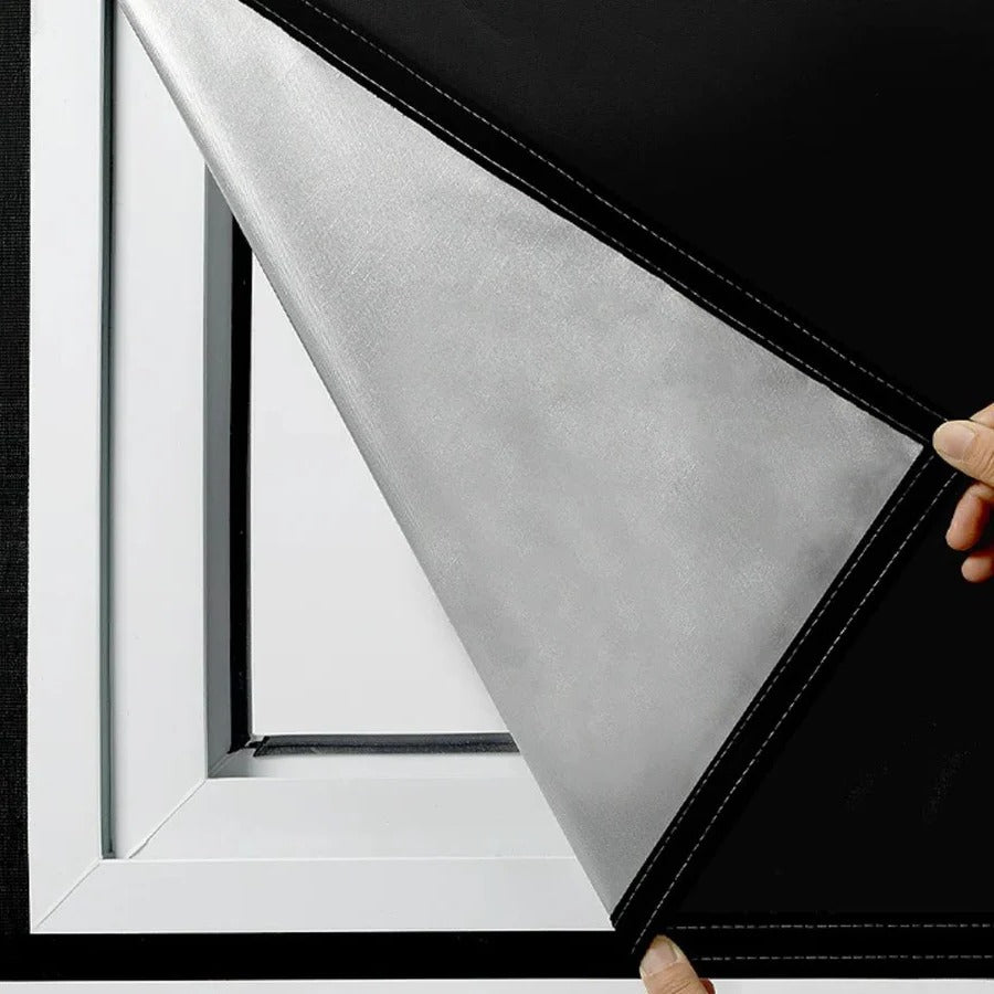 Adhesive Sun-Blocking Blackout Window Shade