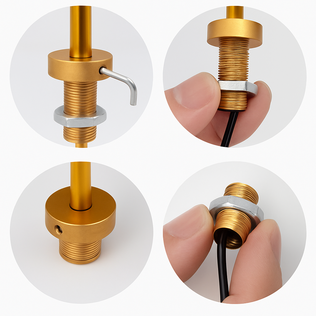 Adjustable LED Spotlight for Jewelry Showcase