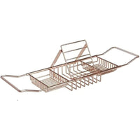 Plateau de Baignoire Ajustable en Acier Inoxydable