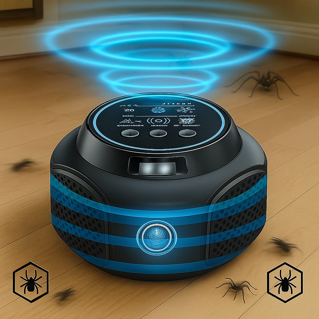 Arava Plug-In Ultrasonic Spider Repeller, No Chemicals