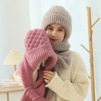 Conjunto de gorro y bufanda de invierno acogedor: máxima protección contra el frío