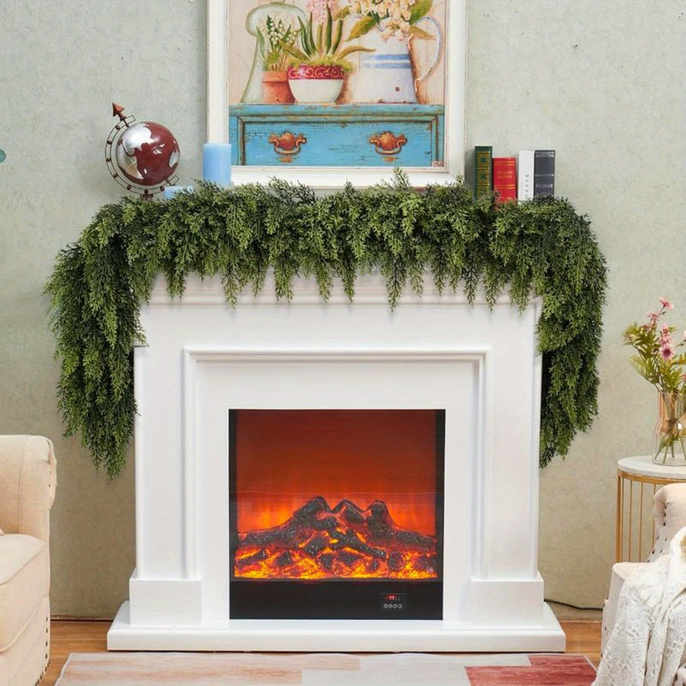 Guirlande de Noël Art déco - ruban de verdure artificielle flexible