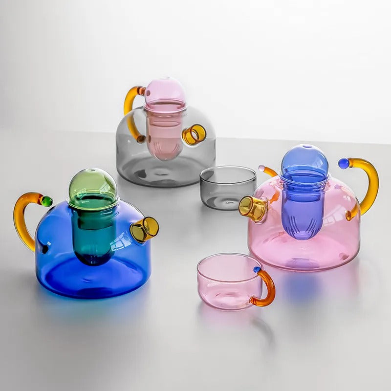 Artistic Tokyo Teapot and Cup