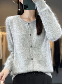 Cardigan en cachemire pur Aurea | Pull en laine douce
