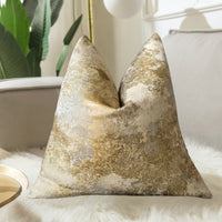 Housse de coussin de luxe Auric dorée