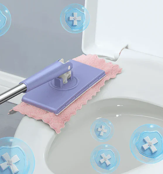 Automatic Fast-Drying Clamping Mop for Wet and Dry Cleaning