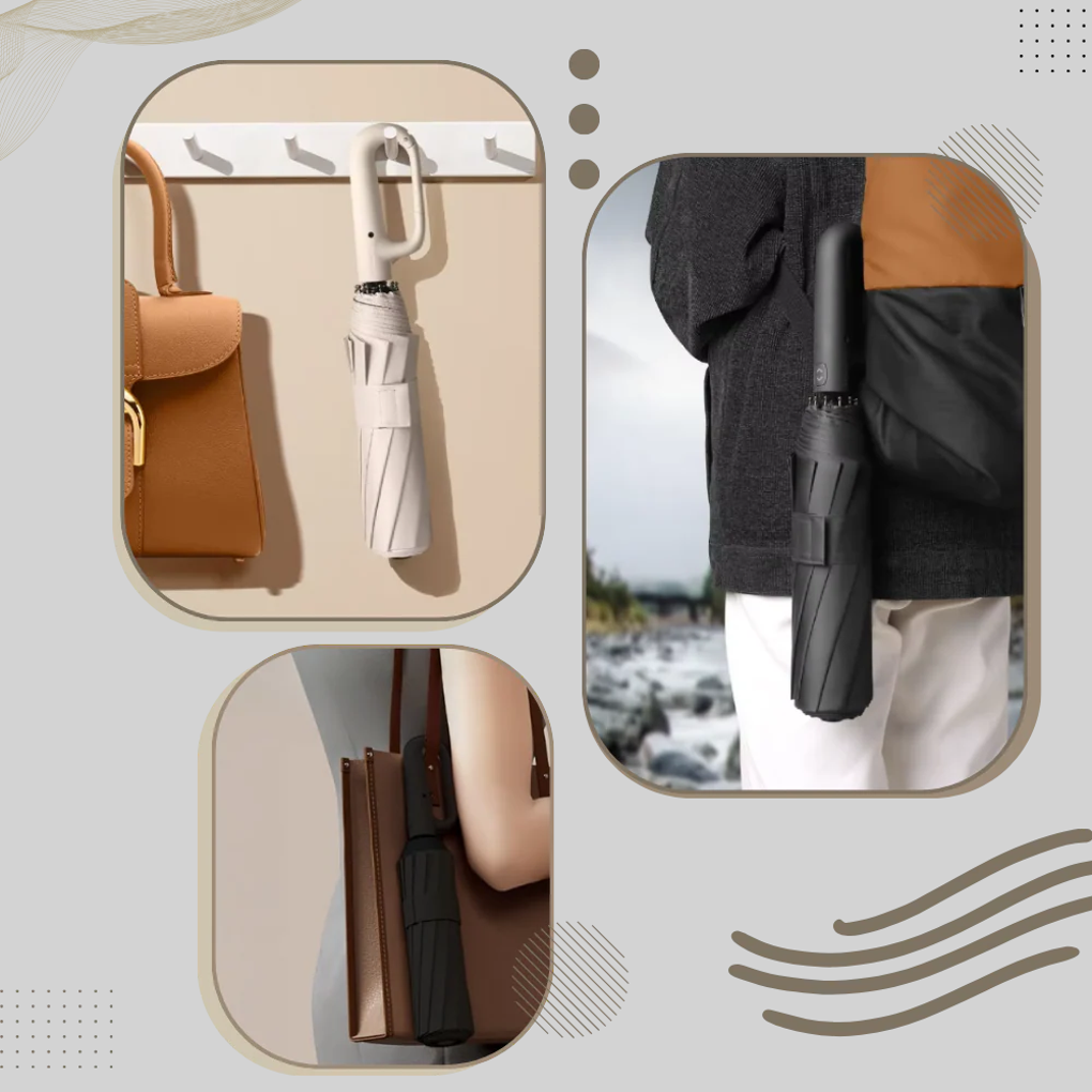 Automatic Lock Umbrella – Reliable Design with Weatherproof Features
