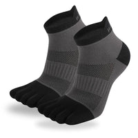 Chaussettes à orteils pour marche pieds nus | Mélange de mesh et de fibres élastiques | Chaussettes extensibles unisexes pour tous les jours avec orteils séparés